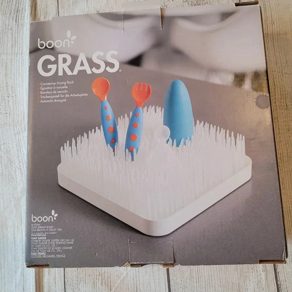 Boon Grass Countertop Drying Rack. Perfect for bottles or any hand washed items - Picture 2 of 5